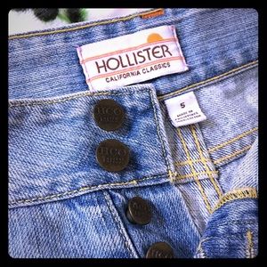 Hollister Blue Jean Shorts, Size 5